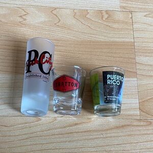 Shot Glass Set - Clear and Multicolor